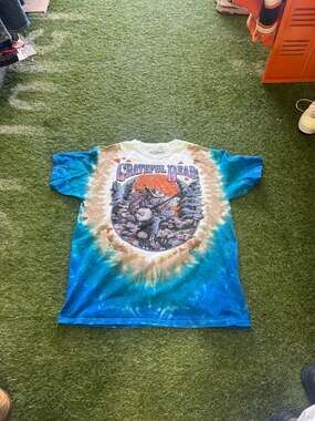 Vintage 2000 Grateful Dead 1994 Fall Tour Banjo Tie-Dye T-Shirt 2XL
